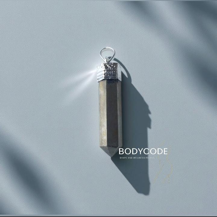 Iron Pyrite or Fool's Gold Pendant for gravity and ability mental healing and manifest Wealth 
₹ - 1500/- + Certificate